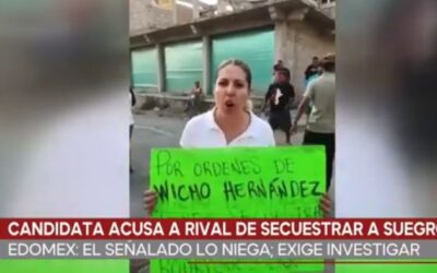 Video | Candidata de Morena denuncia secuestro de su suegro en Edomex